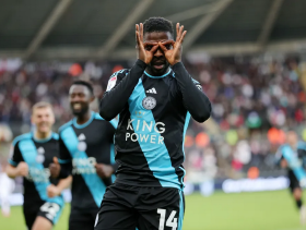Iheanacho sets new personal record after goal in Leicester City's  3-1 win at Swansea City 
