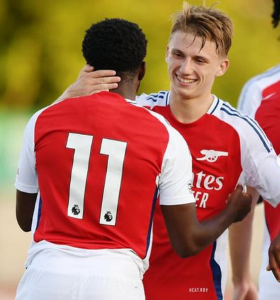 PL2: Nigerian forward scores and assists for Arsenal in 4-2 win against Manchester United