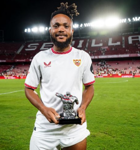 Super Eagles forwards Ejuke and Iheanacho make La Liga debut for Sevilla in loss to Villarreal