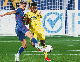 Villarreal coach Emery praises Chukwueze after Man of the Match display against Atletico de Madrid