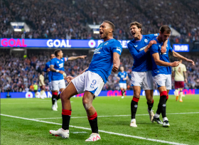 Cyriel Dessers equals Rangers' 18-year-old record with strike against St Mirren