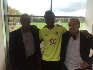 Nigeria Coach In London For Talks With Mikel, Chelsea & Arsenal Higher-Ups