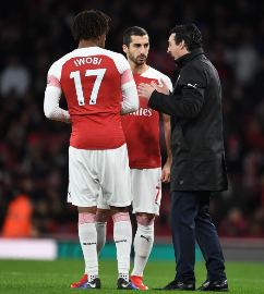 Europa League Expert Emery Explains Why Iwobi Replaced Lacazette 20 Minutes From Time 