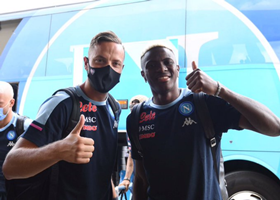 Osimhen Reports For Duty : Record Signing Named In Napoli's 34-Man Squad For Training Camp