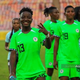 Team news: Deborah Abiodun trains fully with Super Falcons ahead of cracker against Banyana Banyana