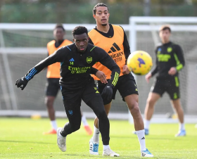 Arsenal manager promotes tri-national midfielder eligible for Nigeria, Spain, England to first team training 