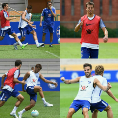 Details Of Chelsea Training Session Ahead Of Bayern Clash : How Team A & B Lined Up