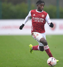 2023 Flying Eagles invitee trains with Arsenal first team after recovering from ankle injury 