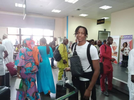  Breaking : Aribo Set To Become Cap-tied To Nigeria For Life, Lands In Uyo With 6 Super Eagles Stars 