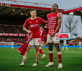 Awoniyi goal celebration: Liverpool icon Barnes is left bemused; Nottm Forest star previously warned by Belgian FA 