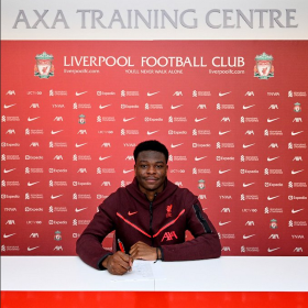 Official : Teenage Nigerian CB signs new deal at Liverpool; also eligible for England, Spain
