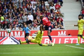 'This Boy Is On Flames' - Nigerians React As Osimhen Nets Brace On Lille Debut