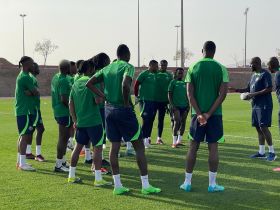 Lookman, Sadiq, Tanimu, Yusuf spotted in Super Eagles first training session ahead of Ghana friendly