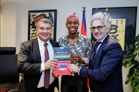 Every word Super Falcons captain Oshoala said after signing new deal with ‘best team in the world’:: All Nigeria Soccer