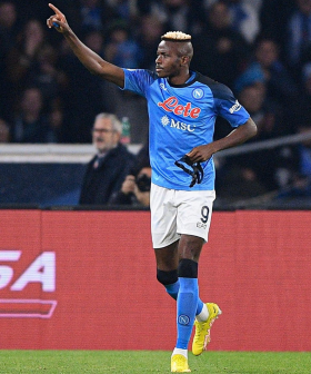 Osimhen chases Tottenham icon in headed goal tally, scores 18th header for Napoli