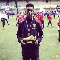 Manchester United Fan Omotoye Scores FOUR Goals Against Man City In U16 PLC