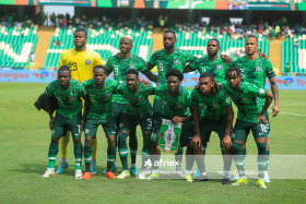  Nigeria's starting XI v Cameroon: Aina, Iwobi, Onyeka, Lookman, Zaidu start; Omeruo, Aribo not in XI