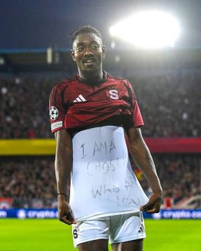 Victor Olatunji sends message to Eguavoen: Sparta Prague striker scores in back-to-back games