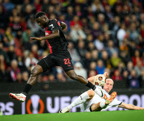 Bayer Leverkusen striker Boniface in contention for Bundesliga Goal of the Month 
