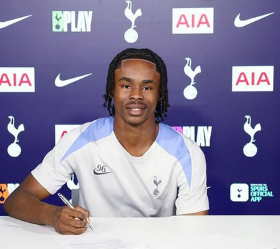 Quad-national winger eligible for Nigeria, England, Germany, Austria signs pro contract at Spurs
