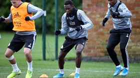 (Snapped) Ndidi Training With Leicester Teammates As Rodgers Delivers Good News On Super Eagle