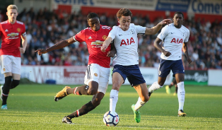 Tottenham 3 Man Utd 0 PL 2: Olosunde Hits Post, Eyoma Bags Assist, Bennetts Stars