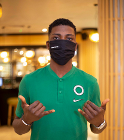'Call him senior man' - Iheanacho's arrival photo has got many Super Eagles fans talking
