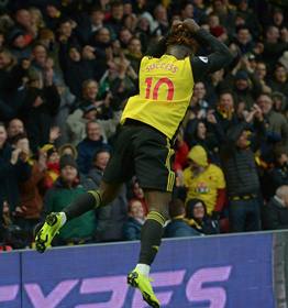 Isaac Success Nominated For Watford's Goal Of The Month, Named In Premier League TOTW 