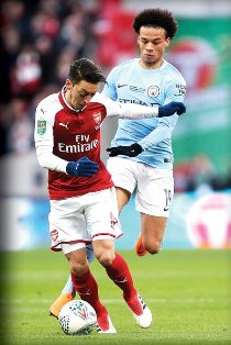 Arsenal 0 Manchester City 3: Iwobi Subbed In; Argentina Stars Aguero & Otamendi Shine