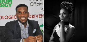 Nigeria legend Okocha wowed by Chidinma, exchanges phone numbers with music queen