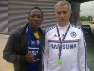 Ex-Chelsea Nigerian World Cup Winner Showing Off His Skills At Leicester City