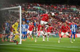 FA Cup : 2019 Golden Eagles invitee unused sub as Man Utd overcome Brighton on penalties