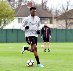 Ex-Golden Eaglets Trainee Ejaria Plays First Game In Three Months For Liverpool Against Man City