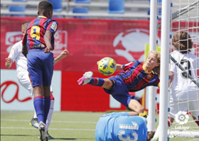 Nigerian striker likened to Ansu Fati scores 3 goals for Barcelona on opening day of LaLiga Promises