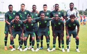 Super Eagles Undergo Tactical Work Final Session; Team A & B Last Line-Up Revealed 