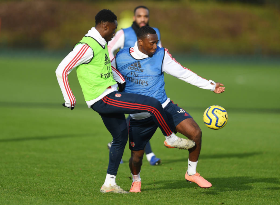 (Photo) New Arsenal Coach Arteta Promotes Two Nigerians To First Team Training Ahead Of Bournemouth Game