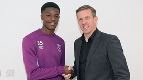 Official : West Ham Sign Nigeria-Eligible Striker Who Scored 35 Goals For Man Utd Youth Team Last Season 