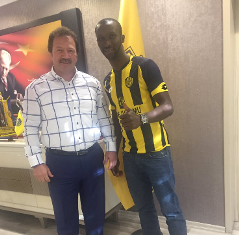 (Photo Confirmation) : Former Flying Eagles Skipper Joins Turkish Club MKE Ankaragucu