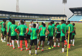 Rohr Hints At Starting XI : Ndidi, Uzoho, Omeruo, Shehu Team A; Balogun, Onuachu, Ogu Team B  