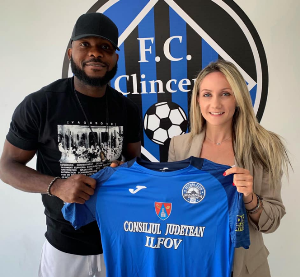 Michael Omoh : Jersey number & length of contract after completing Academica Clinceni move