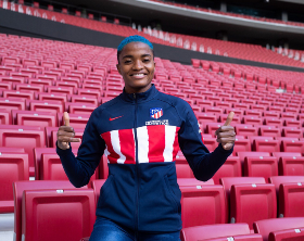Photo Confirmation : Atletico de Madrid Femenino Sign Former Nigeria U17 Captain
