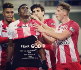 Belgian Federation Warn Awoniyi Over Religious Goal Celebration, Striker Given Suspended Sentence