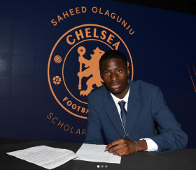 Photo: Golden Eaglets-eligible defender confirms he has signed new Chelsea deal 