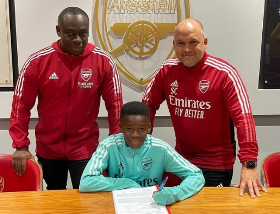 Photo : Arsenal bolster academy ranks with the signing of Nigeria-eligible left-back