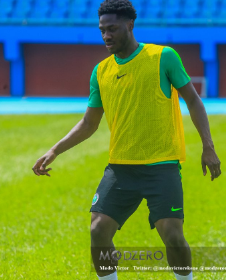 Iwobi, Musa, Aina Train Fully With Super Eagles; Balogun Individual Session; GK Ezenwa Injured