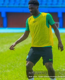 Iwobi, Musa, Aina Train Fully With Super Eagles; Balogun Individual Session; GK Ezenwa Injured 