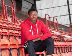 Done deal : East Stirlingshire loan in highly-rated Madrid-born Nigerian striker from Airdrieonians