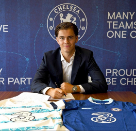 Talented midfielder reacts to signing new deal with Chelsea 