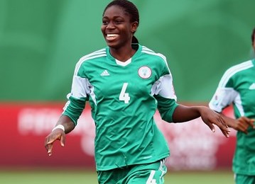 New Football Heroine Asisat Oshoala Nets Brace, As Nigeria Qualify For World Cup