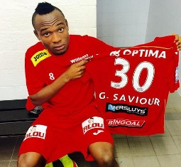 Dream Team Striker Saviour Godwin Opens KV Oostende Account After Only 4 Minutes